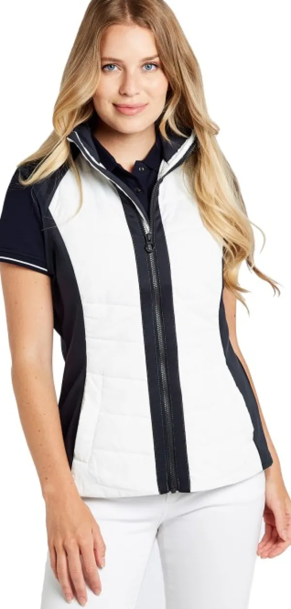 Dubarry Liivit^Foyle naisten liivi, valkoinen/musta