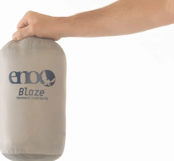 Eno Hammock Eno Blaze UnderQuilt lämmin alushuopa, harmaavalkoinen| Riippumatot