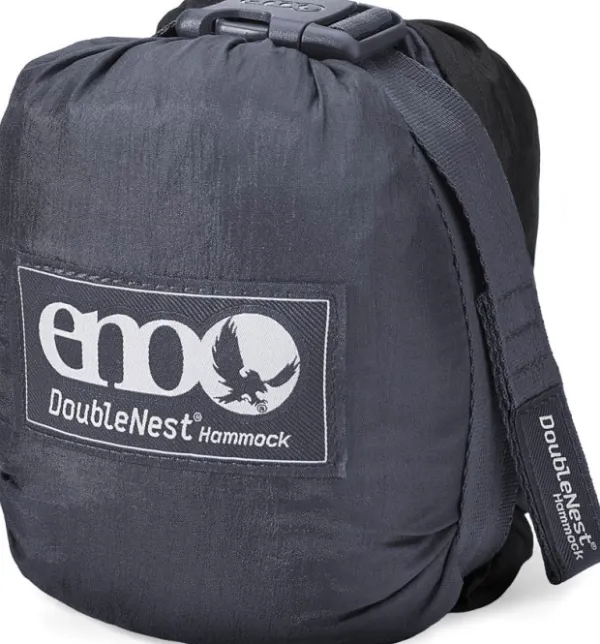 Eno Hammock Eno DoubleNest Bluesign kahden hengen riippumatto, tummanharmaa/musta| Riippumatot