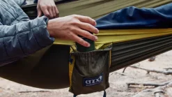 Eno Hammock Eno DoubleNest Bluesign kahden hengen riippumatto, tummanharmaa/musta| Riippumatot