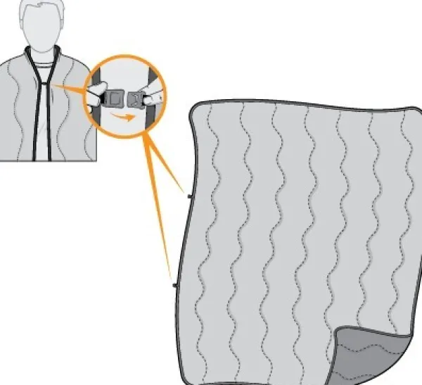 Eno Hammock Teltat, Makuupussit Ja Makuualustat^Eno FieldDay Blanket fleecepeitto, Tie Dye V2