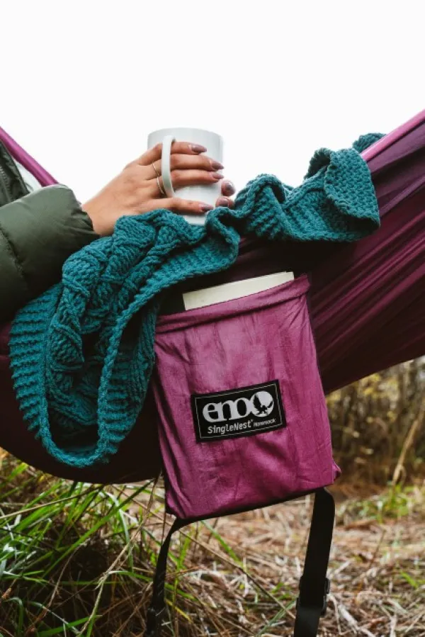 Eno Hammock Riippumatot^Eno SingleNest Bluesign yhden hengen riippumatto, vaalea viininpunainen/violetti