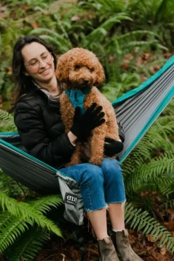 Eno Hammock Riippumatot^Eno SingleNest Bluesign yhden hengen riippumatto, petrooli/sininen