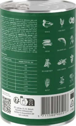 ESSENTIAL FOODS Superior Living Pâté 6 x 400 g| Koiran Märkäruoka