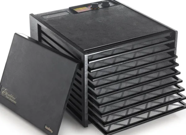 Excalibur Ruokakuivuri 9 hyllyä 48-tunnin ajastin läpinäkyvä ovi| Kuivausuunit