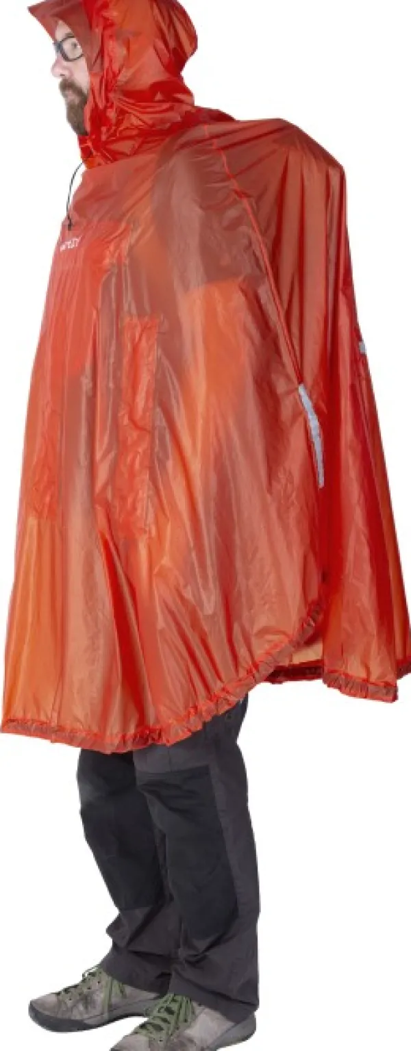 Exped Sadevaatteet^Bike + Hike Poncho UL sadeviitta, Dark Lava