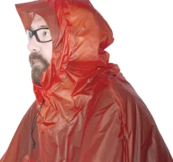 Exped Sadevaatteet^Bike + Hike Poncho UL sadeviitta, Dark Lava