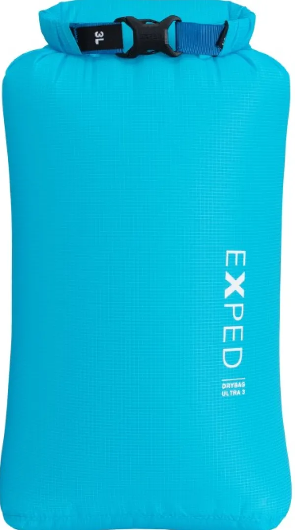 Exped Drybag Ultra 3 kuivapussi, Cyan| Kuiva- Ja Pakkauspussit