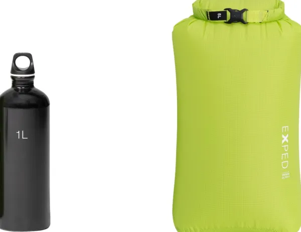 Exped Drybag Ultra 5 kuivapussi, Lime| Kuiva- Ja Pakkauspussit