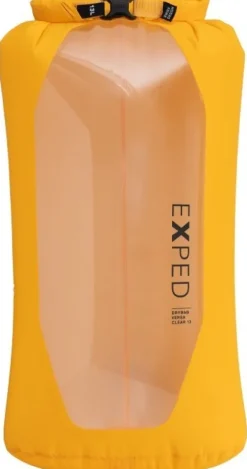 Exped Drybag Versa Clear 13 kuivapussi, Sunshine| Kuiva- Ja Pakkauspussit