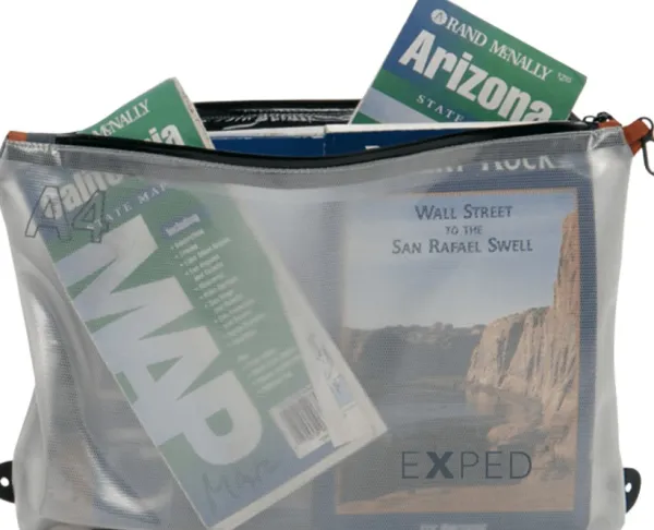 Exped Toilettilaukut^Vista Organiser A4 säilytyslaukku, Transparent