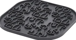 Fiboo Aktivointilelut^Lollipop ruokamatto, 19 cm, harmaa