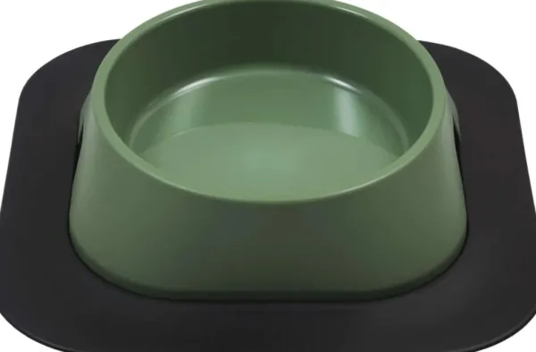 Fiboo Koirankupit^ruokakulhomatto, 13 x 13 cm, musta