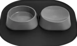 Fiboo ruokakulhomatto, 32 x 32 cm, tummanharmaa| Koirankupit