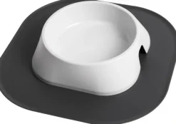 Fiboo Koirankupit^ruokakulhomatto, 32 x 32 cm, harmaa