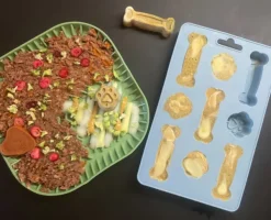 Fiboo Koirankupit^ruokamatto/kuppi, L 27cm, tummanharmaa