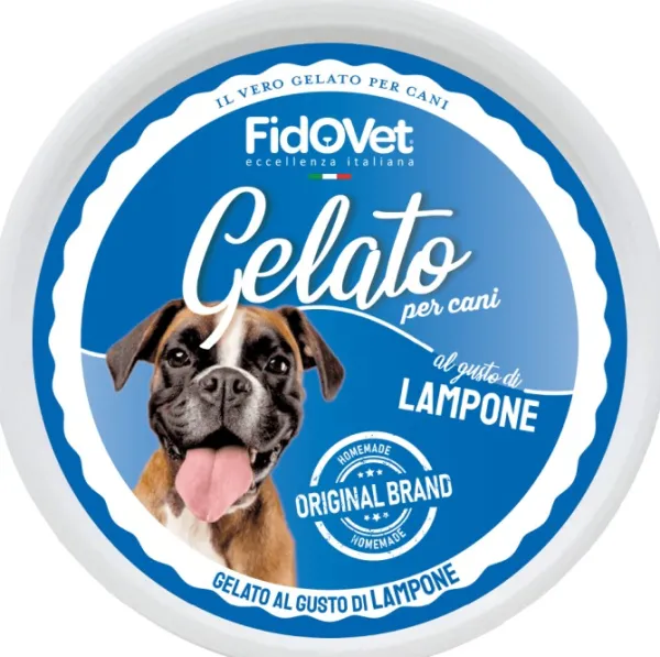 Fidovet Makupalat^koirien jäätelö Gelato vadelma 40g