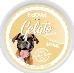 Fidovet Makupalat^koirien jäätelö Gelato Ananas 40g