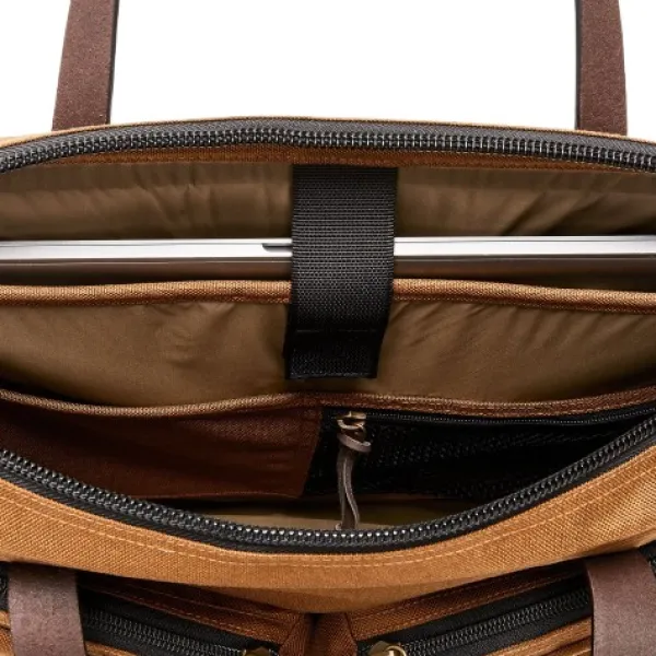 Filson Dryden Briefcase Whiskey| Olkalaukut