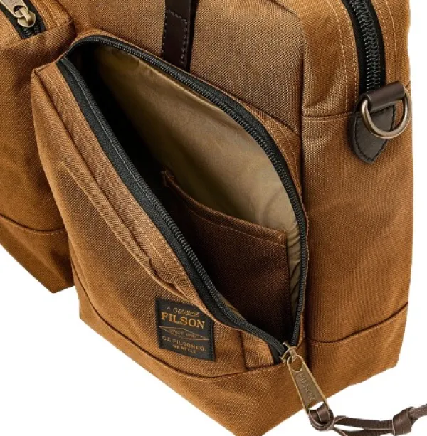 Filson Dryden Briefcase Whiskey| Olkalaukut
