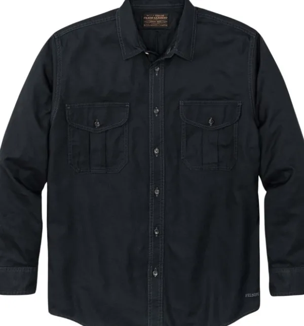 Filson Lightweight Alaskan Guide Shirt flanellipaita, sinimusta| Flanelli- Ja Kauluspaidat