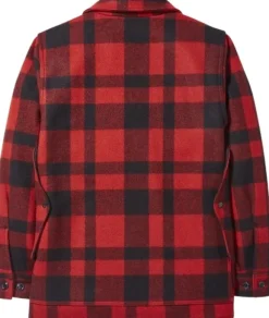 Filson Mackinaw Cruiser takki, Red/Black Plaid| Ulkoilutakit