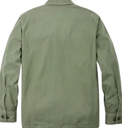 Filson M's Field Jac-Shirt Washed Fatigue Green| Ulkoilutakit
