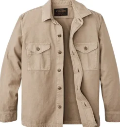 Filson M's Field Jac-Shirt Gray Khaki| Ulkoilutakit