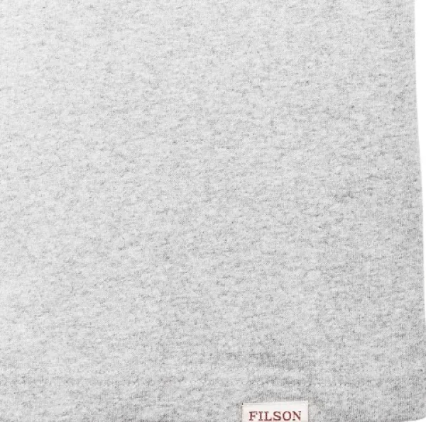 Filson M's S/S Frontier Solid T-Shirt Heather Gray| T-paidat Ja Pikeepaidat