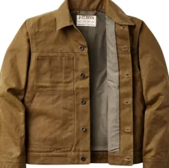 Filson Ulkoilutakit^Short Lined Cruiser vahatakki, Dark Tan