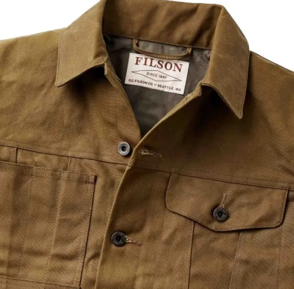 Filson Ulkoilutakit^Short Lined Cruiser vahatakki, Dark Tan