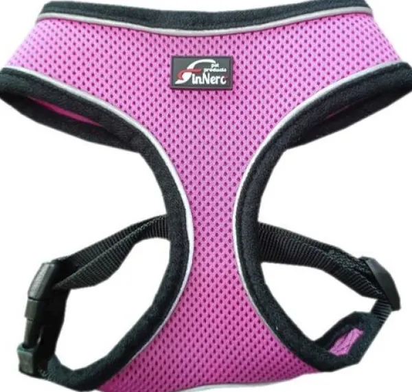 FinNero LIGHT Reflective Harness Pink XS| Valjaat