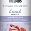 Four Friends Lamb & Rice koiran märkäruoka lammas/riisi, 400 g| Koiran Märkäruoka