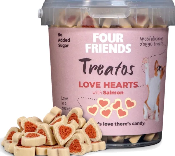 Four Friends Treatos Love Hearts makupalat, 500 g| Makupalat