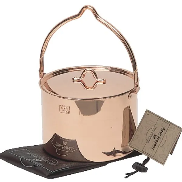 Four Seasons Kuparipata Nuotiolle 3L| Keittoastiat Ja Kahvipannut