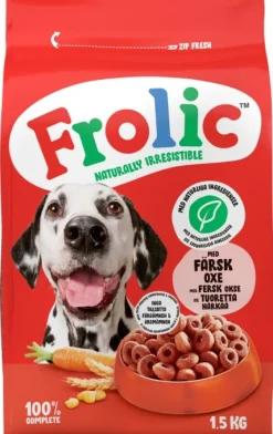 Frolic Naudanliha 1,5 kg| Koiran Kuivaruoka