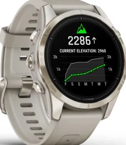 Garmin Äly- Ja Urheilukellot^EPIX PRO (G2) 42mm Sapphire Soft Gold with Light Sand Band