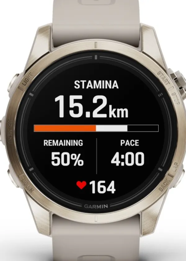 Garmin Äly- Ja Urheilukellot^EPIX PRO (G2) 42mm Sapphire Soft Gold with Light Sand Band