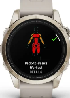 Garmin Äly- Ja Urheilukellot^EPIX PRO (G2) 42mm Sapphire Soft Gold with Light Sand Band