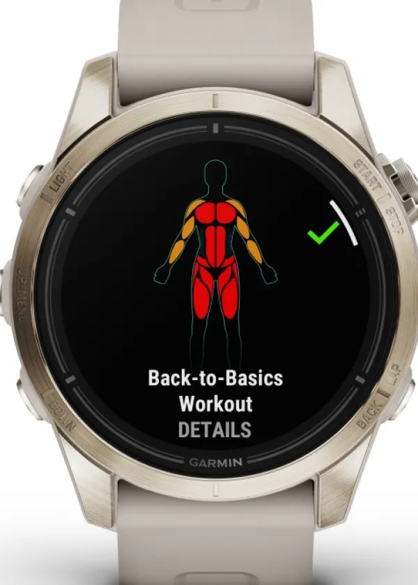 Garmin Äly- Ja Urheilukellot^EPIX PRO (G2) 42mm Sapphire Soft Gold with Light Sand Band