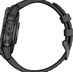 Garmin EPIX PRO (G2) 47mm Sapphire Carbon Grey DLC Titanium with Black Band| Äly- Ja Urheilukellot