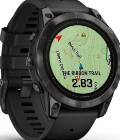 Garmin EPIX PRO (G2) 47mm Sapphire Carbon Grey DLC Titanium with Black Band| Äly- Ja Urheilukellot