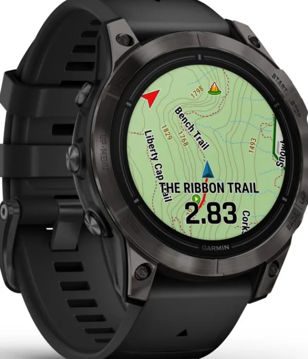 Garmin EPIX PRO (G2) 47mm Sapphire Carbon Grey DLC Titanium with Black Band| Äly- Ja Urheilukellot