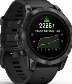 Garmin EPIX PRO (G2) 47mm Sapphire Carbon Grey DLC Titanium with Black Band| Äly- Ja Urheilukellot