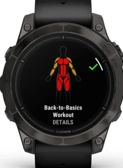 Garmin EPIX PRO (G2) 47mm Sapphire Carbon Grey DLC Titanium with Black Band| Äly- Ja Urheilukellot