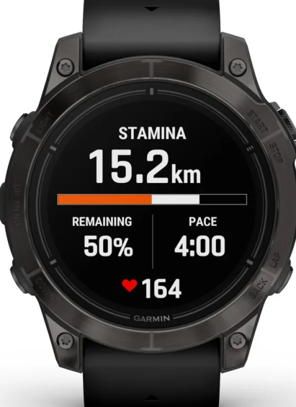 Garmin EPIX PRO (G2) 47mm Sapphire Carbon Grey DLC Titanium with Black Band| Äly- Ja Urheilukellot