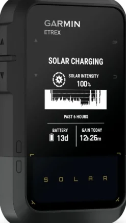 Garmin Gps-laitteet^eTrex Solar käsinavigaattori aurinkokennolatauksella