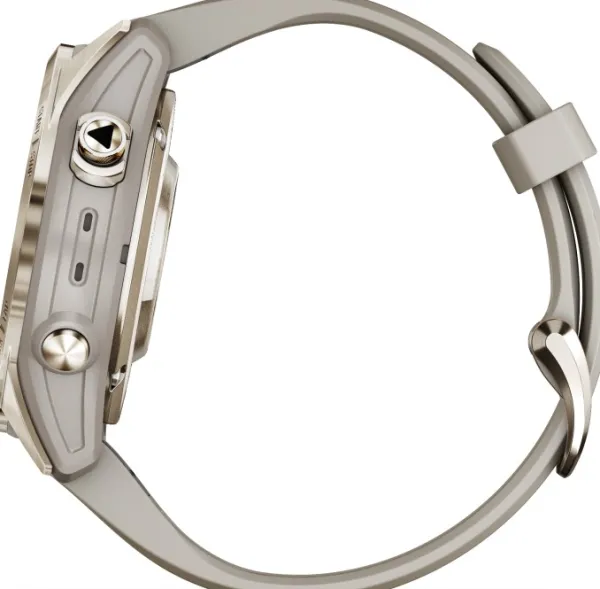 Garmin Fenix 7S Pro Sapphire Solar Soft Gold with Light Sand Band| Äly- Ja Urheilukellot