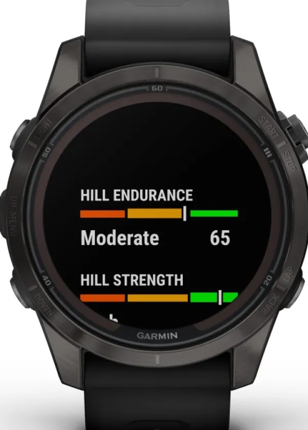 Garmin Fenix 7S Pro Sapphire Solar Carbon Grey DLC Titanium with Black Band| Äly- Ja Urheilukellot