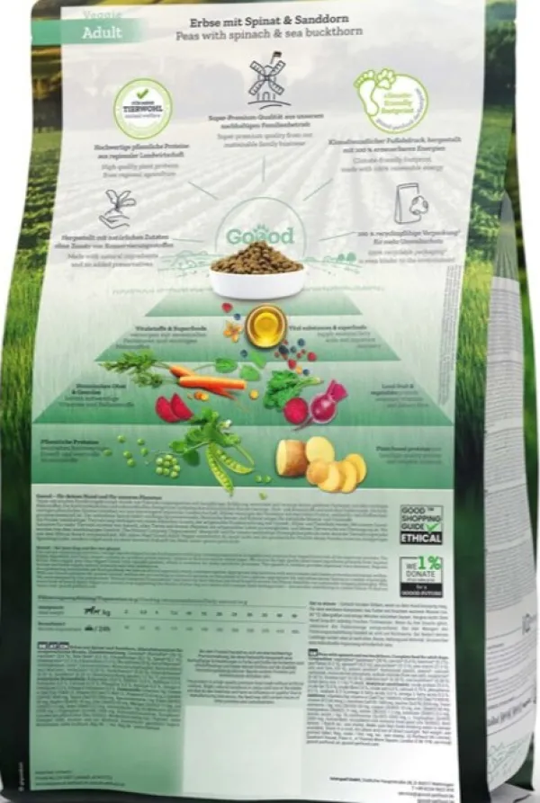 GOOOD Adult Veggie 1,8 kg| Koiran Kuivaruoka